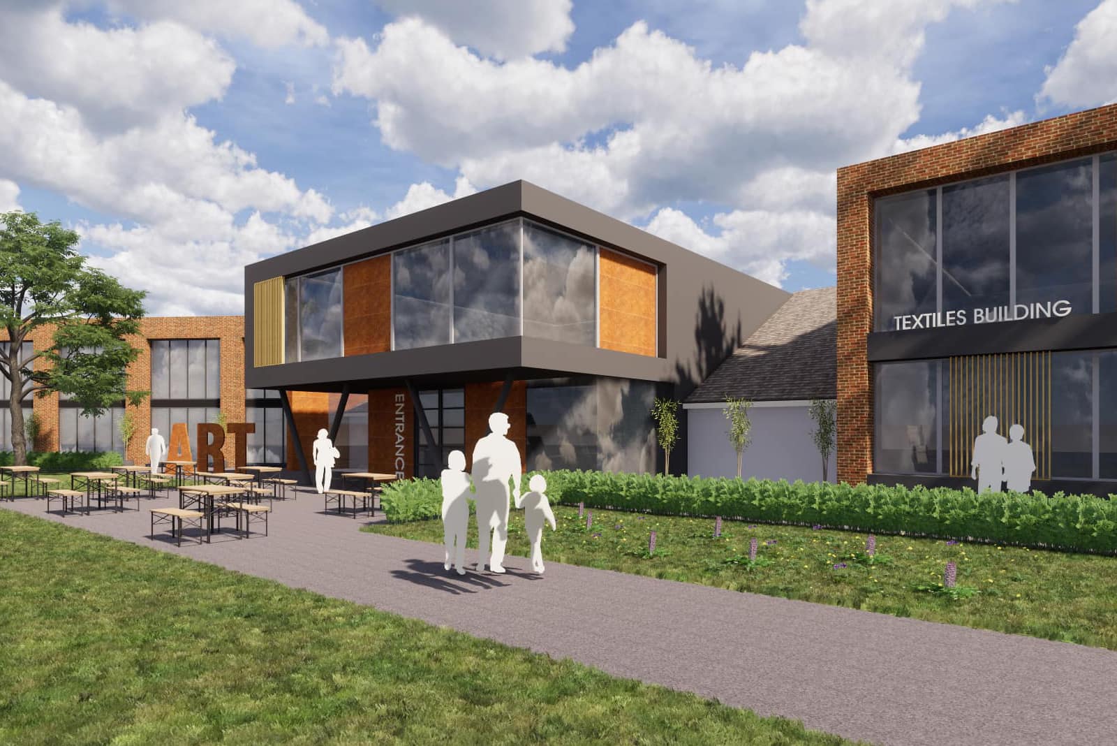 Ke-design: Redevelopment of Art Block Moreton Hall School 